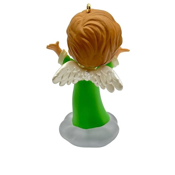 Hallmark Keepsake Angel Ornament Holly Mary Angel Christmas Cherub Signed 28 201 - Picture 5 of 7
